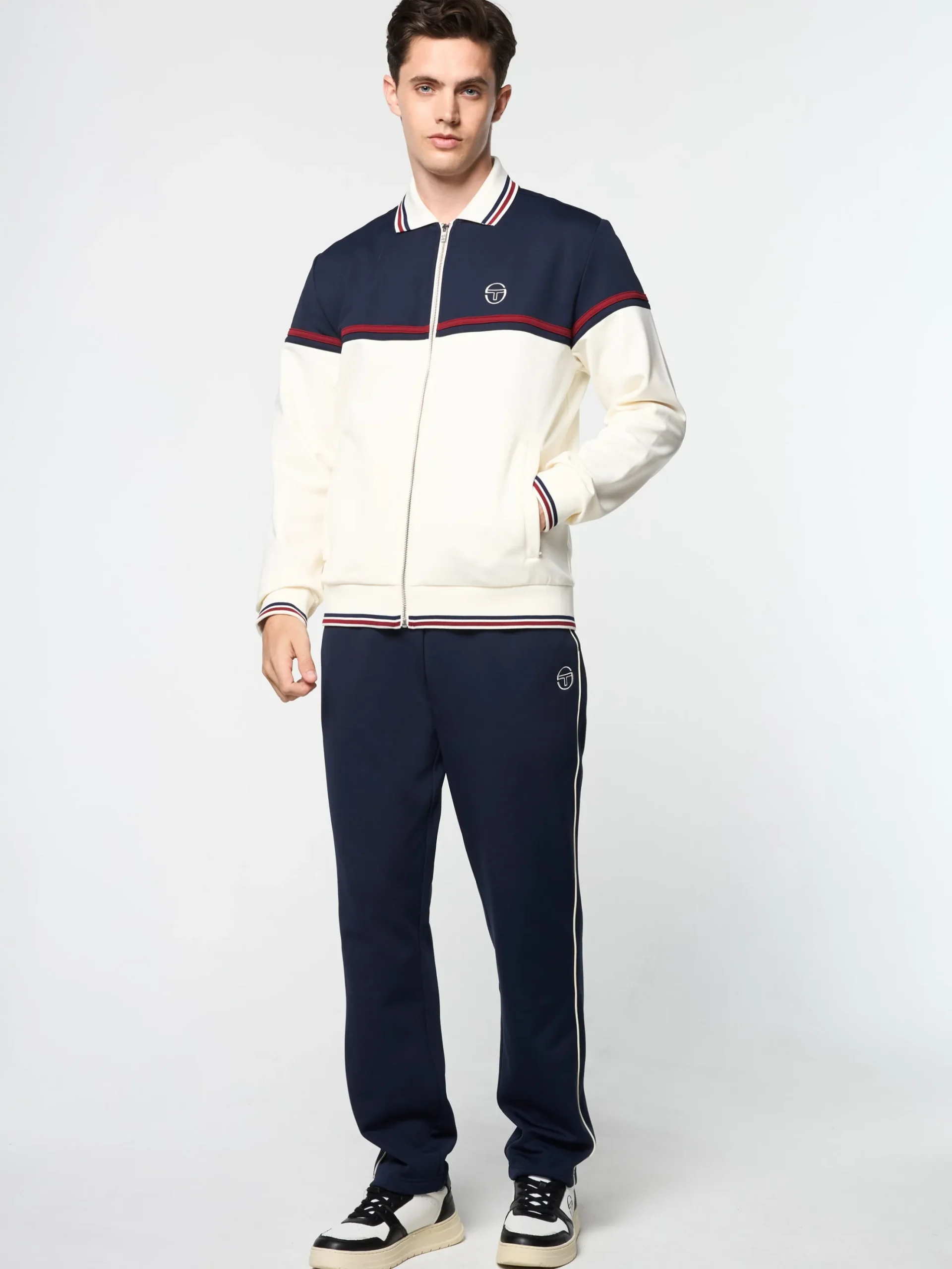 Sergio Tacchini Olmi Track Jacket- MARITIME BLUE Best
