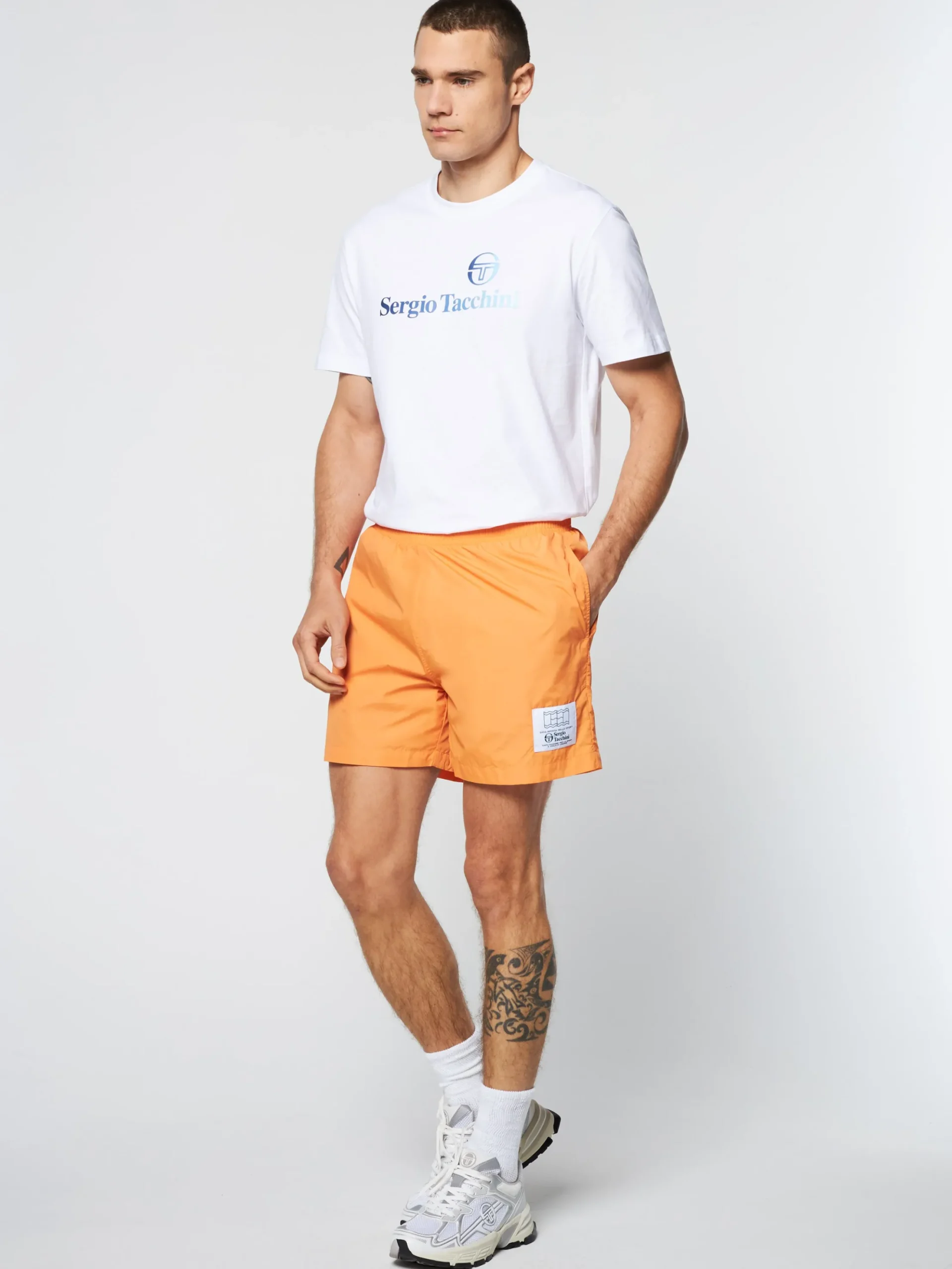 Sergio Tacchini Onda Short- TANGERINE Fashion