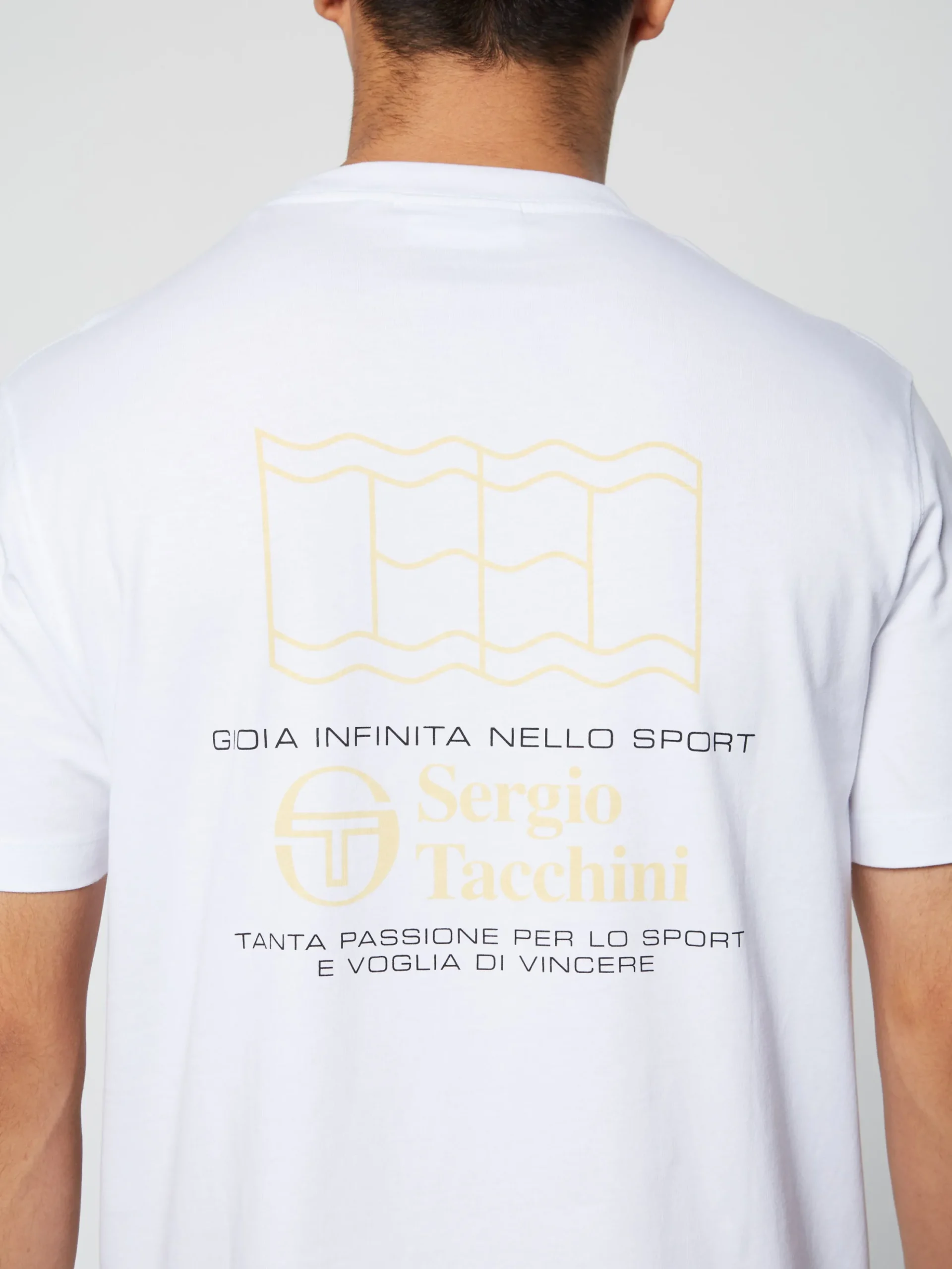 Sergio Tacchini Onda T-Shirt- GOLDEN HAZE Hot