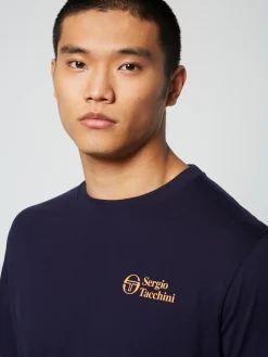 Sergio Tacchini Onda T-Shirt- MARITIME BLUE Sale