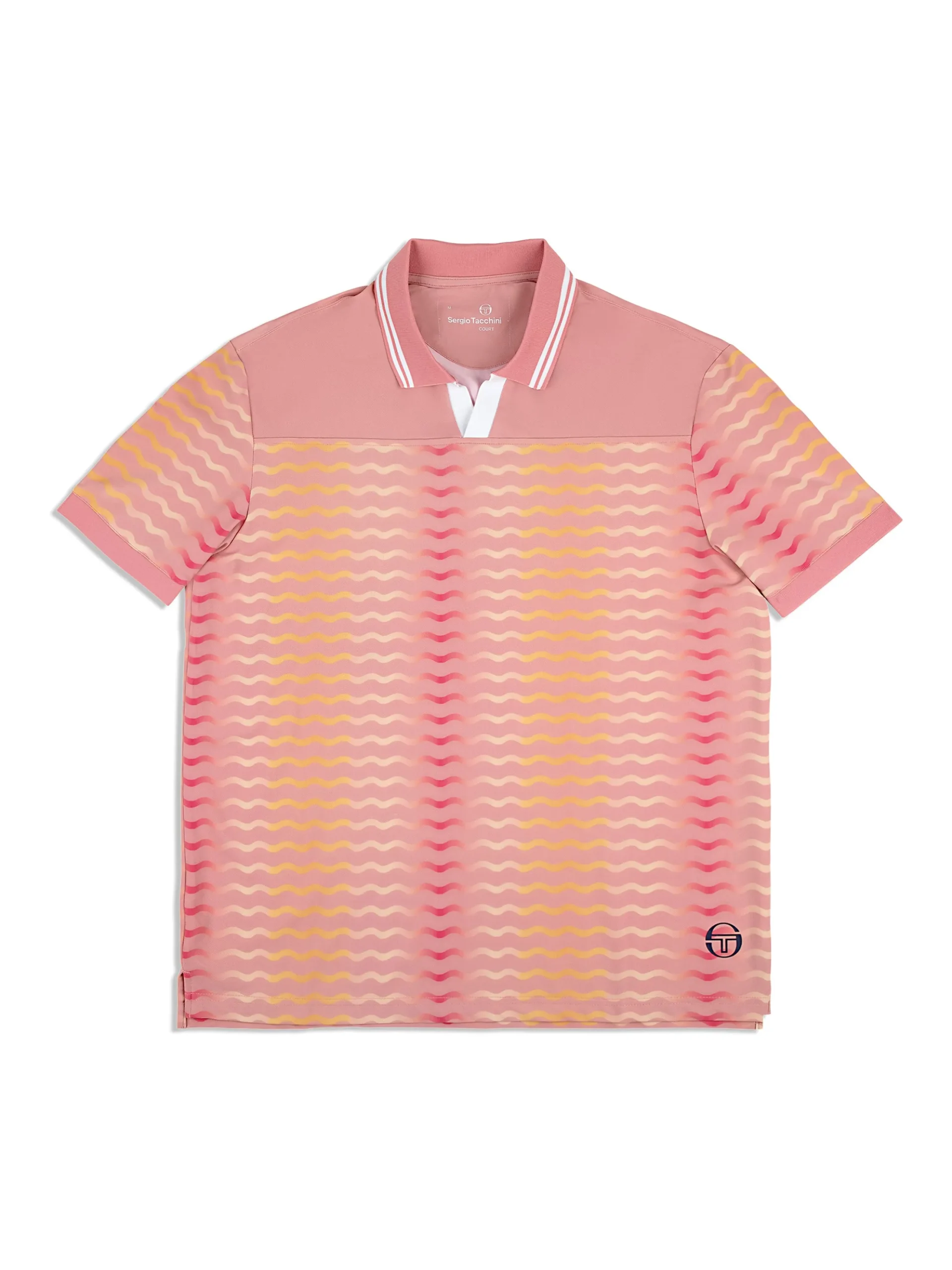 Sergio Tacchini Ondulato Polo- WILD ROSE Clearance