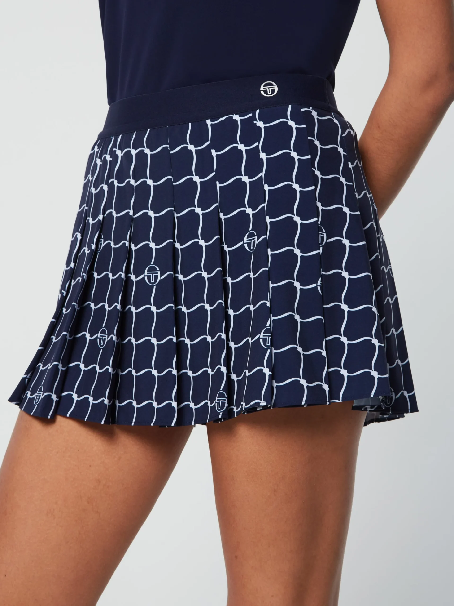 Sergio Tacchini Orazio Printed Skort- MARITIME BLUE Clearance