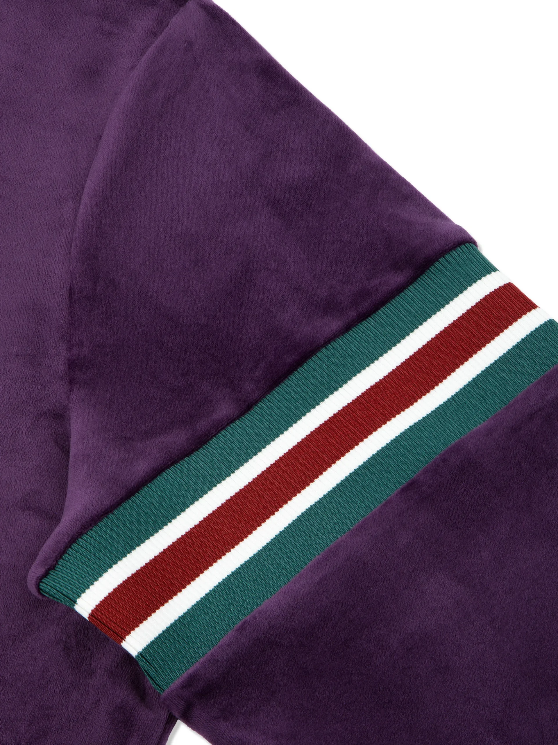 Sergio Tacchini Ostuni Velour Track Jacket- BLACKBERRY CORDIAL Online