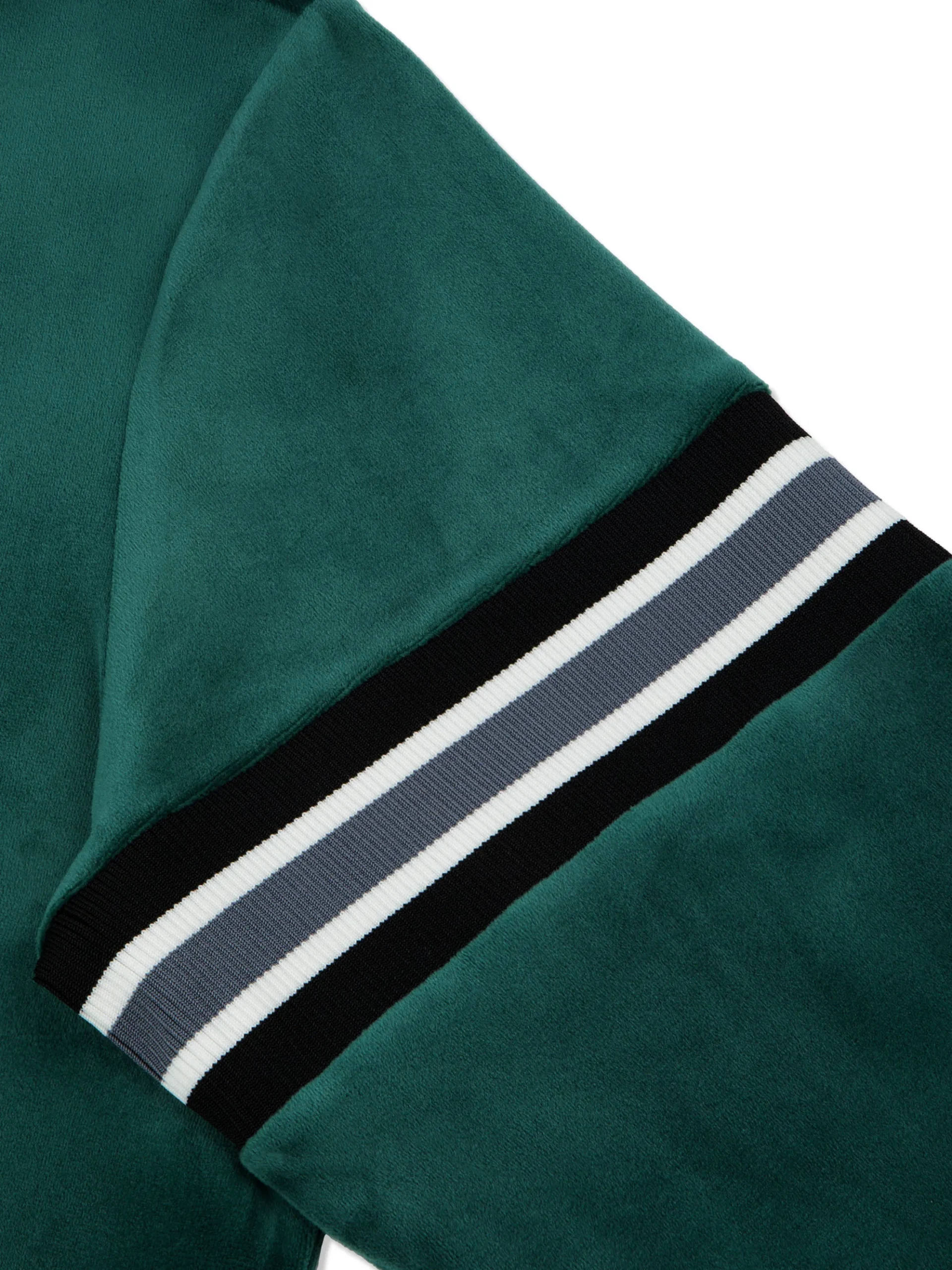 Sergio Tacchini Ostuni Velour Track Jacket- RAINFOREST Fashion