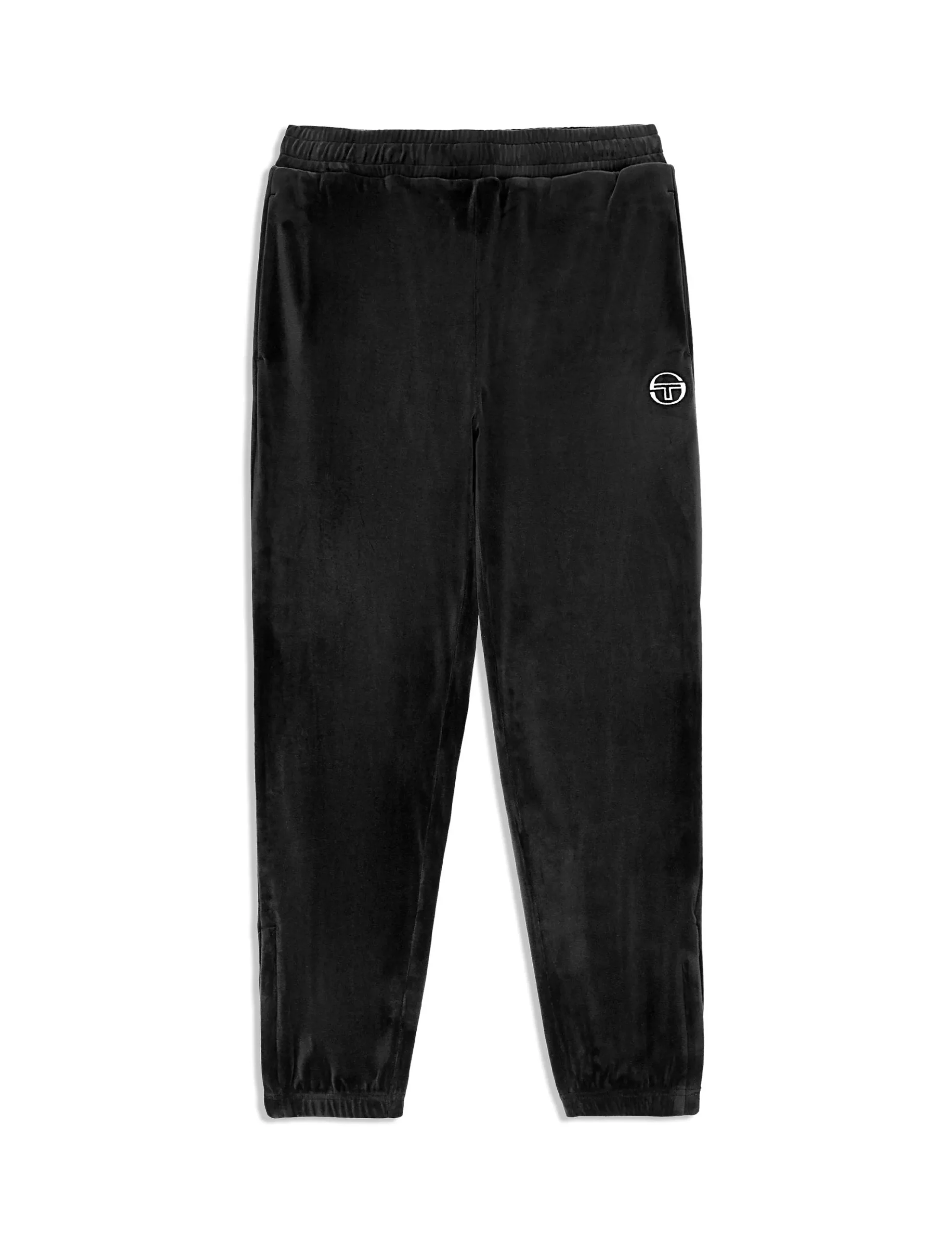 Sergio Tacchini Ostuni Velour Track Pant- BLACK BEAUTY Sale