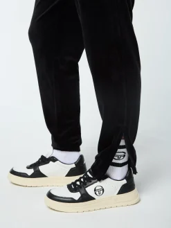 Sergio Tacchini Ostuni Velour Track Pant- BLACK BEAUTY Sale
