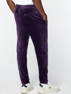 Sergio Tacchini Ostuni Velour Track Pant- BLACKBERRY CORDIAL Fashion