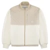 Sergio Tacchini Padula Sherpa Jacket- GARDENIA Sale