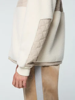 Sergio Tacchini Padula Sherpa Jacket- GARDENIA Sale
