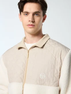 Sergio Tacchini Padula Sherpa Jacket- GARDENIA Sale