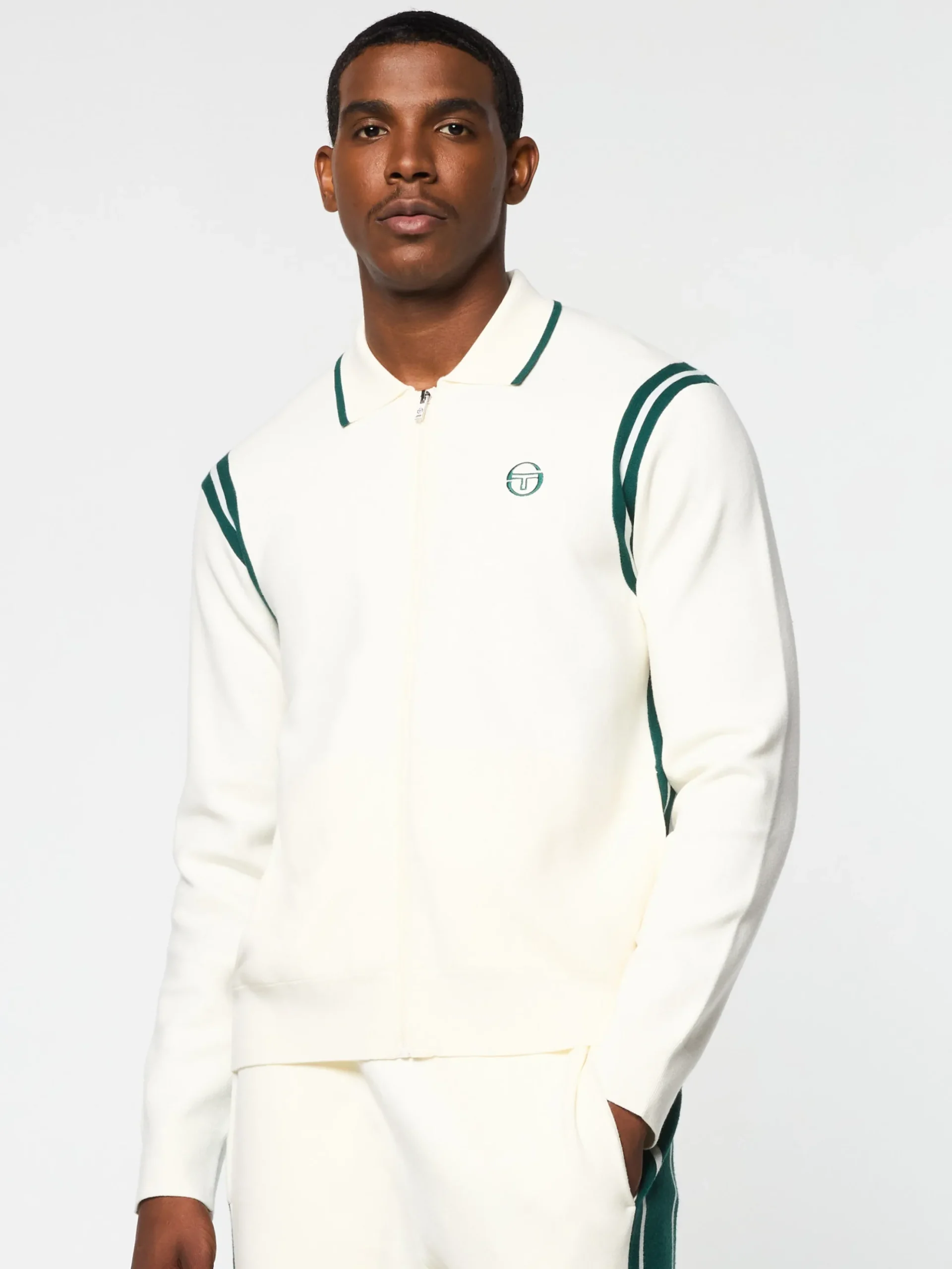 Sergio Tacchini Palla Track Jacket- GARDENIA Clearance