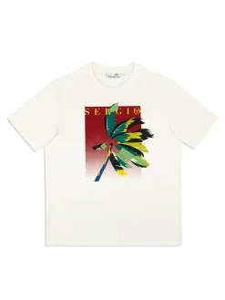 Sergio Tacchini Palma T-Shirt- GARDENIA Sale