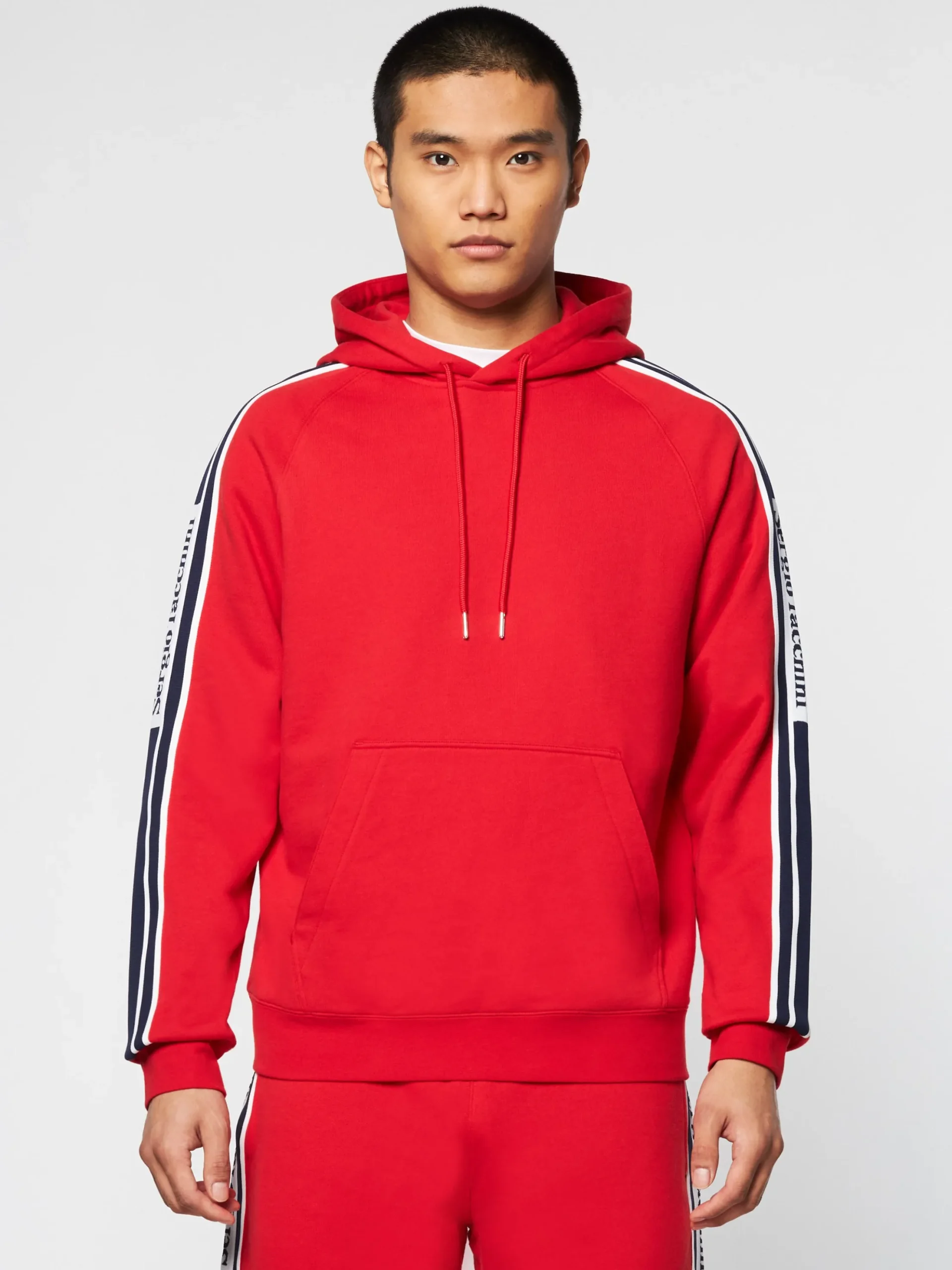 Sergio Tacchini Pereto Tape Hoodie- ADRENALINE RUSH Discount