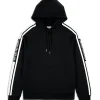 Sergio Tacchini Pereto Tape Hoodie- BLACK BEAUTY Sale