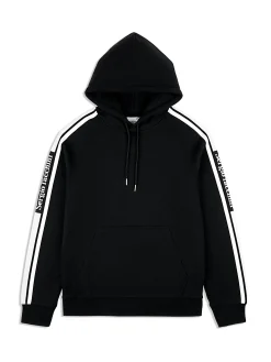 Sergio Tacchini Pereto Tape Hoodie- BLACK BEAUTY Sale