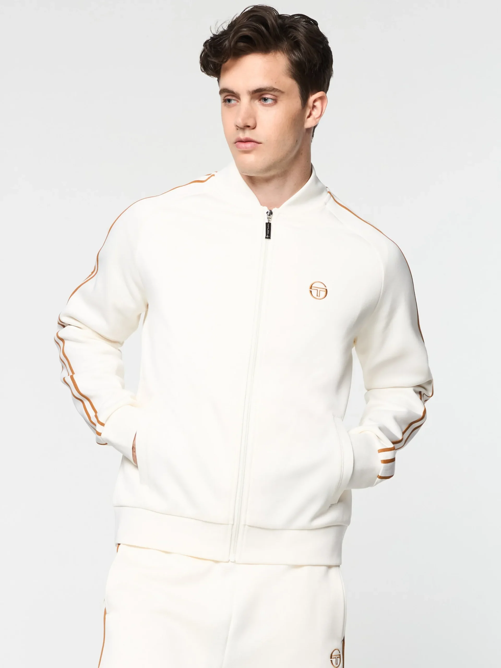 Sergio Tacchini Pereto Track Jacket- GARDENIA Discount