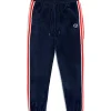 Sergio Tacchini Pereto Velour Track Pant- MARITIME BLUE Discount