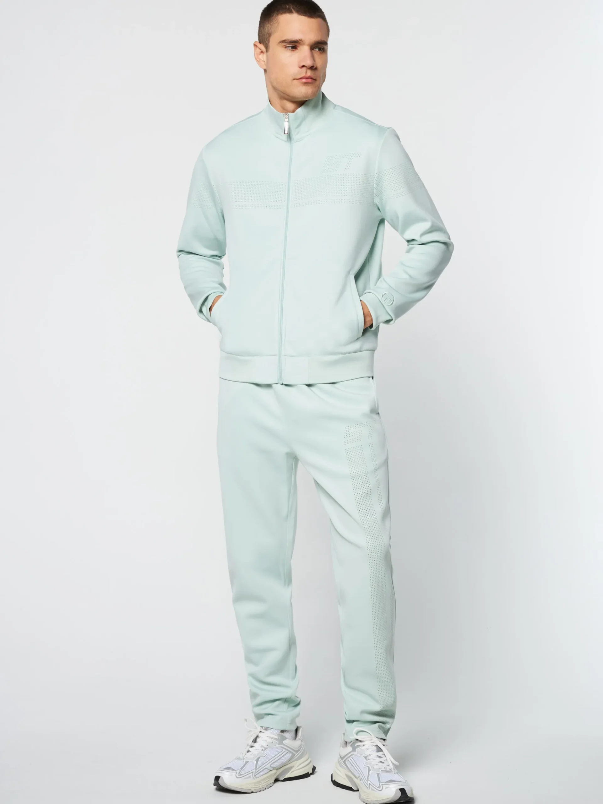 Sergio Tacchini Perforata Track Jacket- SURF SPRAY Hot
