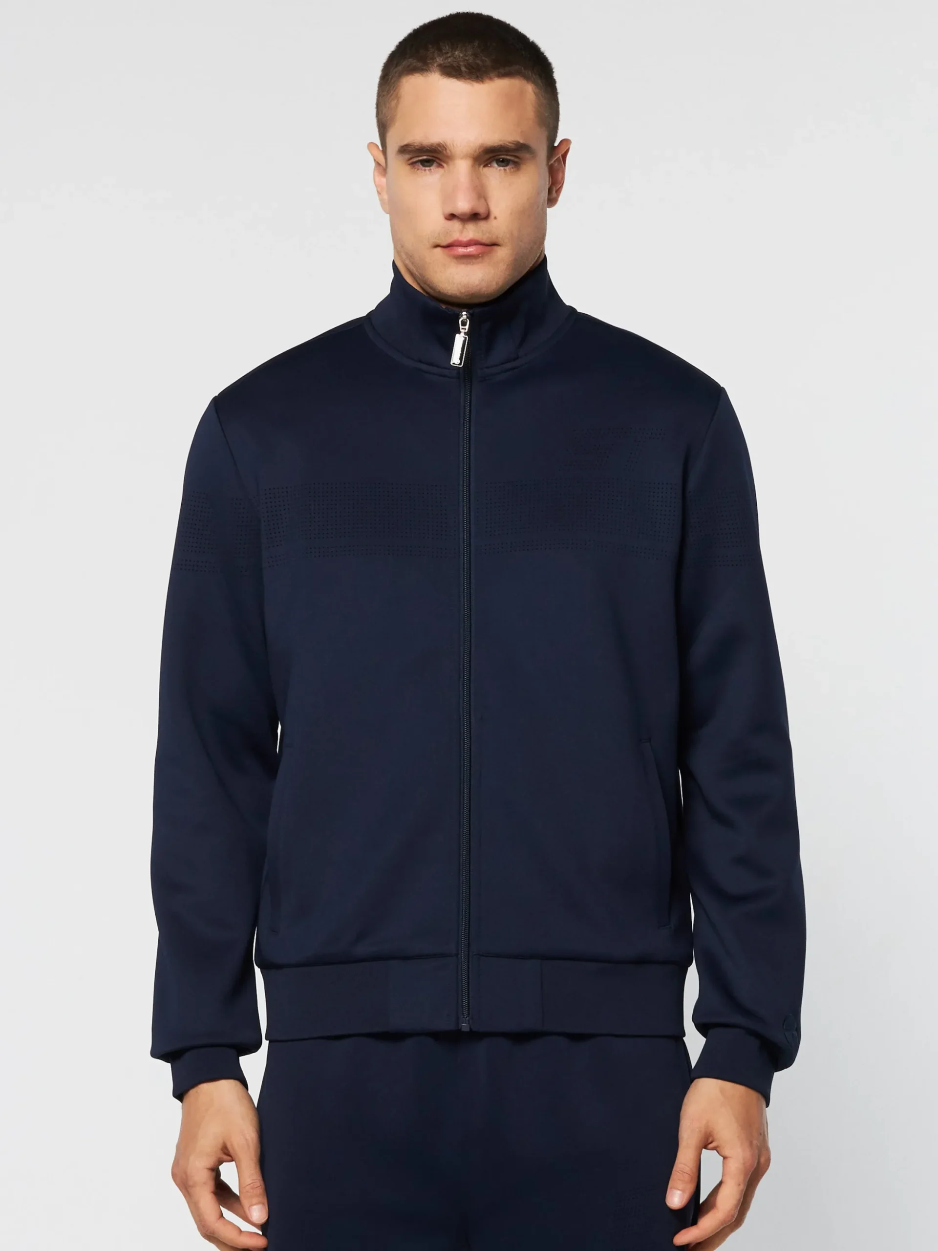 Sergio Tacchini Perforata Track Jacket- MARITIME BLUE Sale