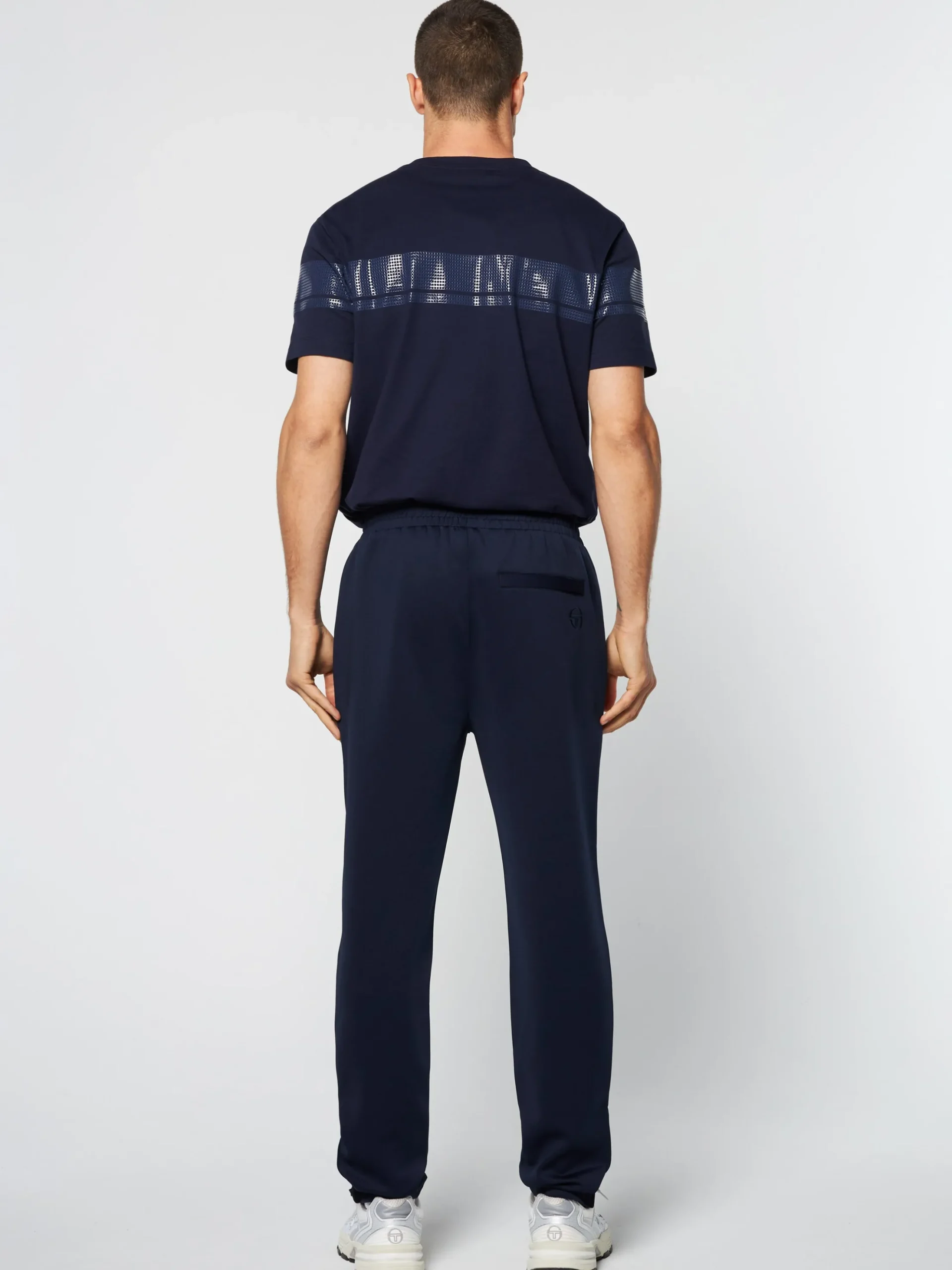 Sergio Tacchini Perforata Track Pant- MARITIME BLUE Fashion