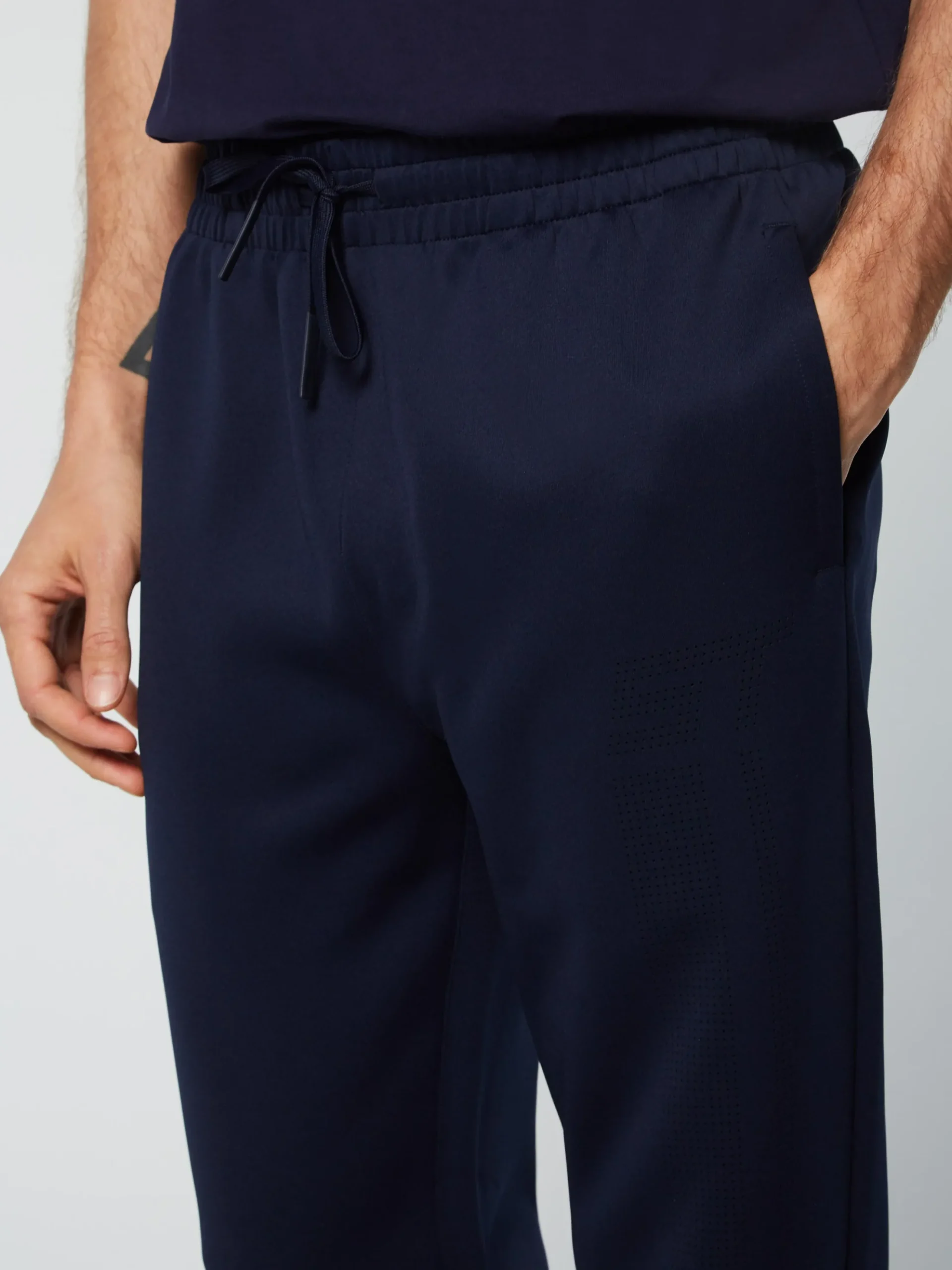 Sergio Tacchini Perforata Track Pant- MARITIME BLUE Fashion