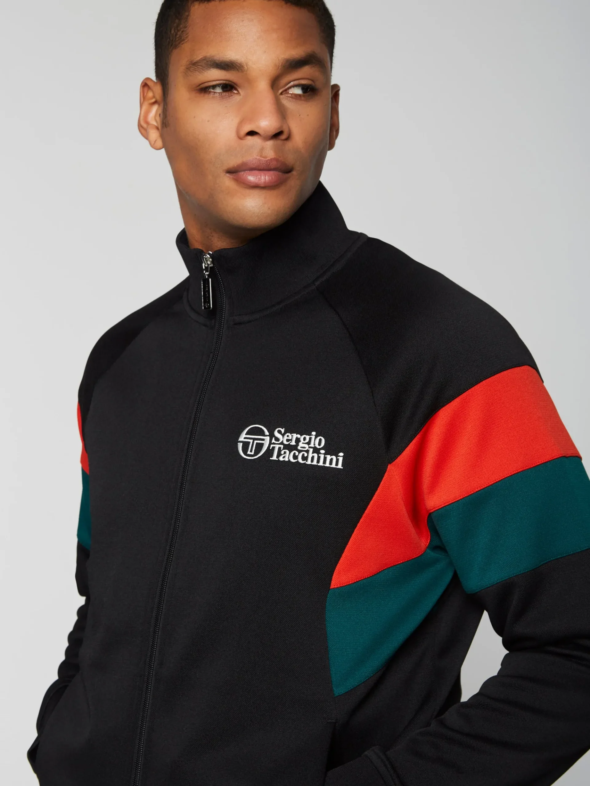 Sergio Tacchini Pero Track Jacket- BLACK BEAUTY Outlet