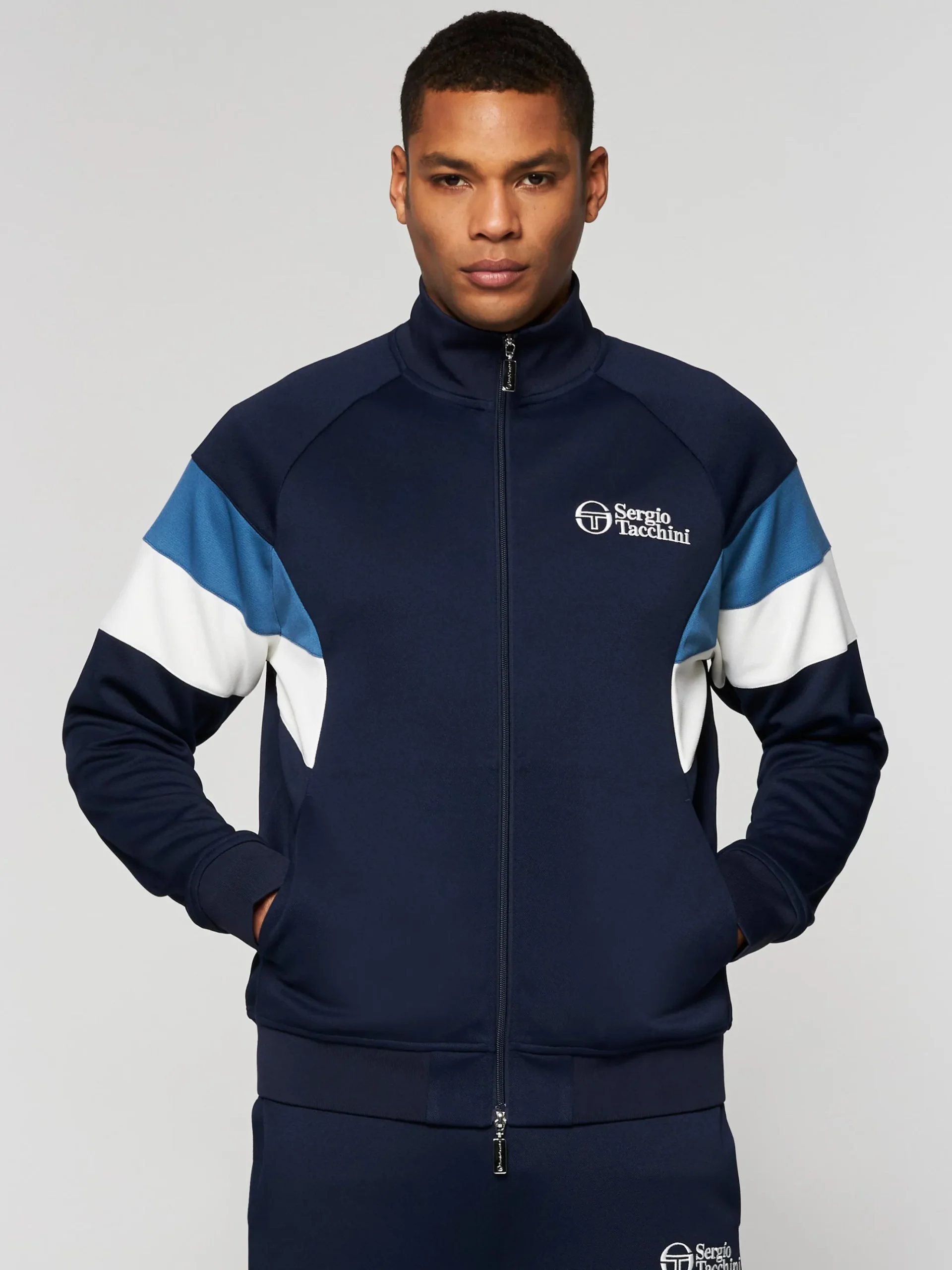 Sergio Tacchini Pero Track Jacket- MARITIME BLUE Clearance