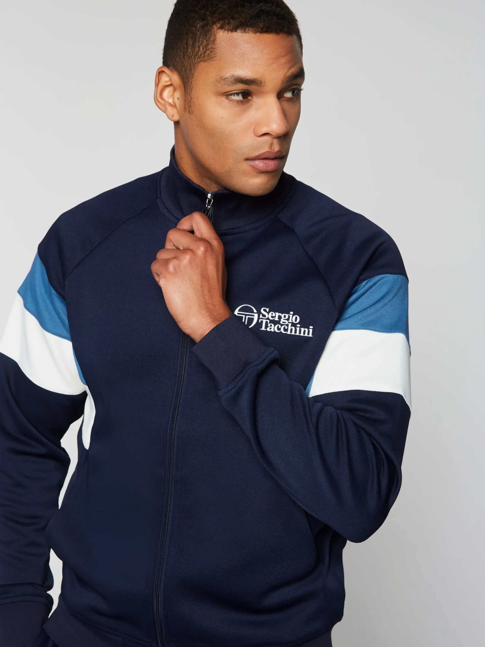 Sergio Tacchini Pero Track Jacket- MARITIME BLUE Clearance