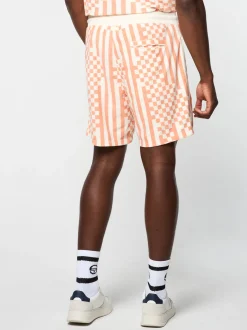 Sergio Tacchini Piastrella Terry Cabana Short- CANYON SUNSET Discount