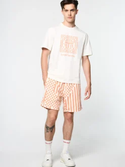 Sergio Tacchini Piastrella T-Shirt- GARDENIA Discount