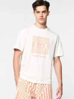 Sergio Tacchini Piastrella T-Shirt- GARDENIA Discount