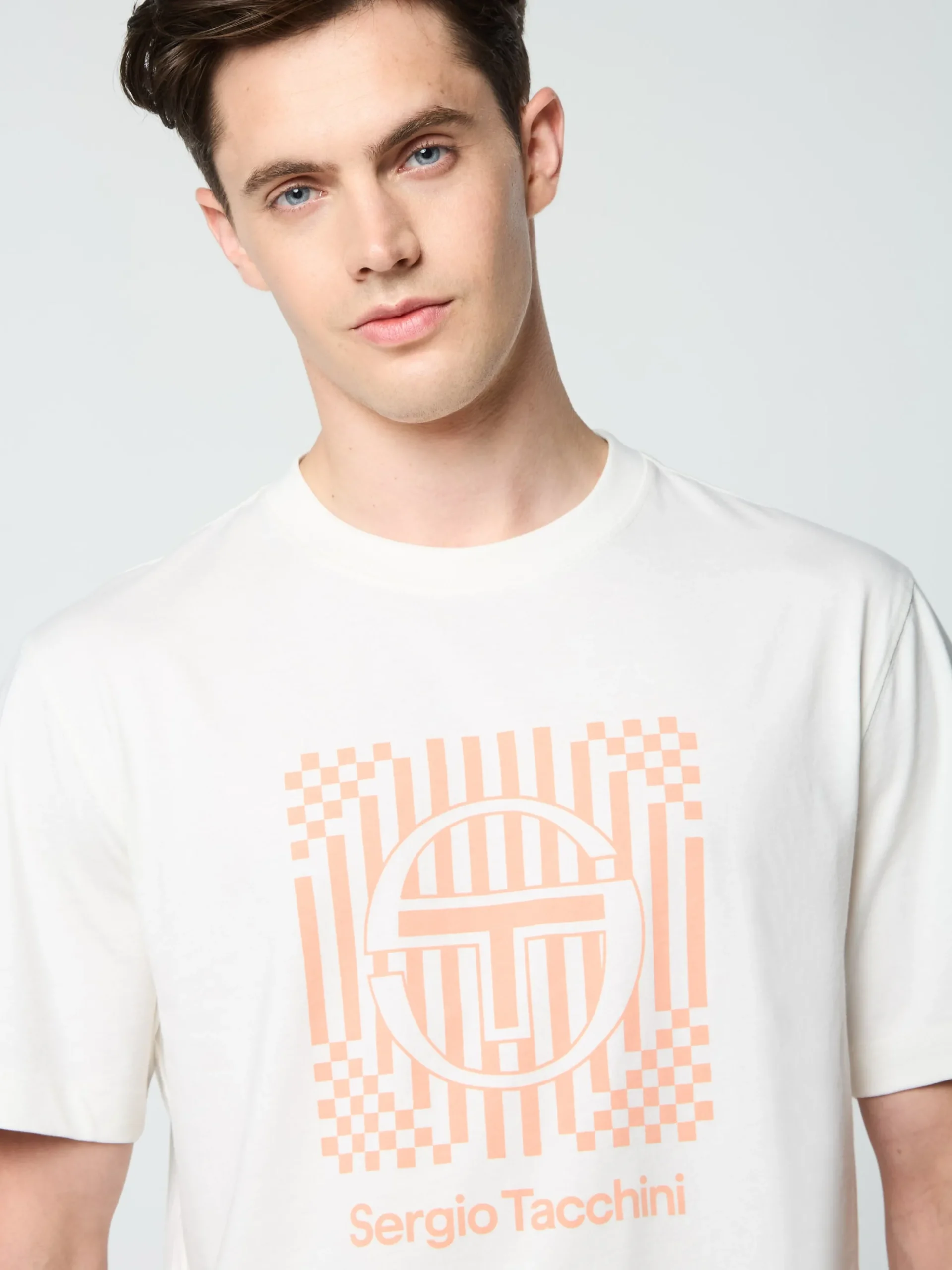 Sergio Tacchini Piastrella T-Shirt- GARDENIA Discount