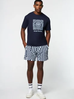 Sergio Tacchini Piastrella T-Shirt- MARITIME BLUE New