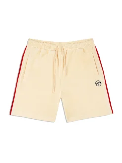 Sergio Tacchini Primo Velour Short- PEARL IVORY Online