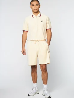 Sergio Tacchini Primo Velour Short- PEARL IVORY Online