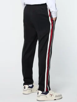 Sergio Tacchini Renshaw Tape Track Pant- BLACK Discount