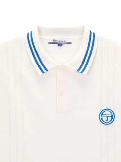 Sergio Tacchini Resort Knit Polo - OFF WHITE Best