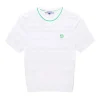 Sergio Tacchini Resort Knit Top- OFF WHITE Discount