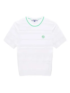 Sergio Tacchini Resort Knit Top- OFF WHITE Discount