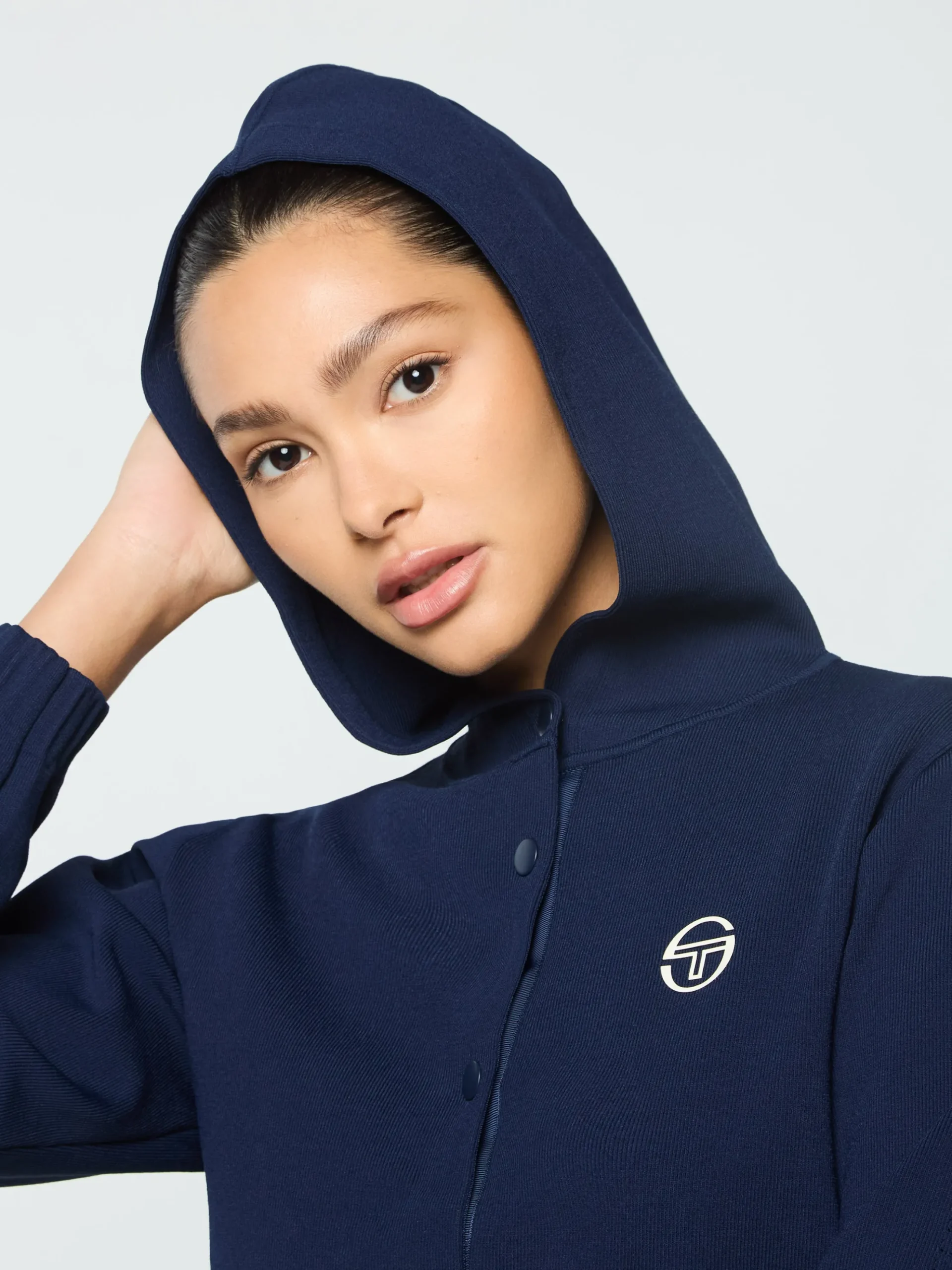 Sergio Tacchini Rosolina Hoodie- MARITIME BLUE Hot