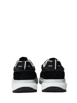 Sergio Tacchini 70's Racer Sneaker- Raven/ Antique White/ December Sky RAVEN/ANTIQUE WHITE/DECEMBER SKY Discount