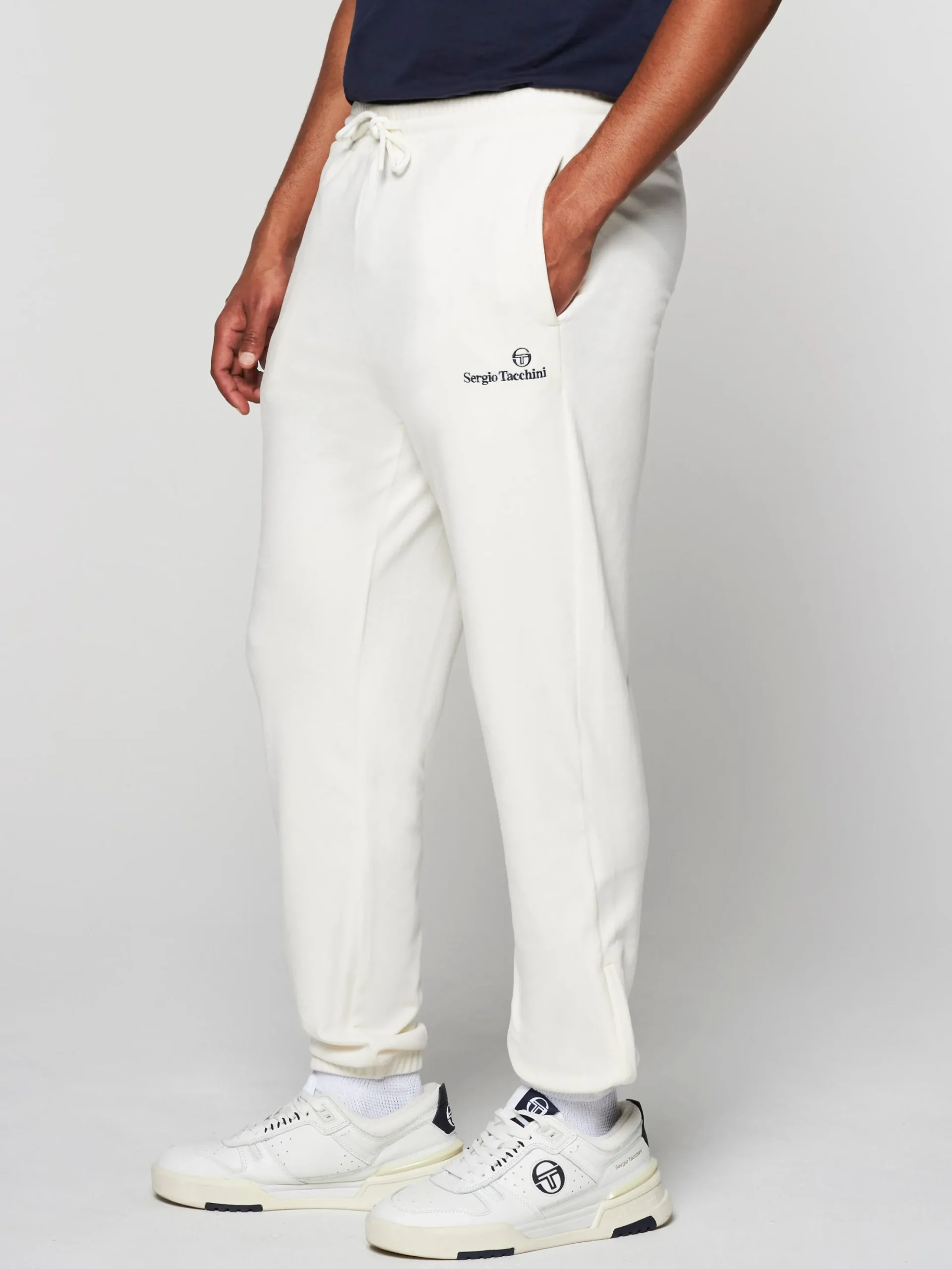 Sergio Tacchini Scopeto Velour Pant- Poinciana/ Gardenia POINCIANA/GARDENIA New