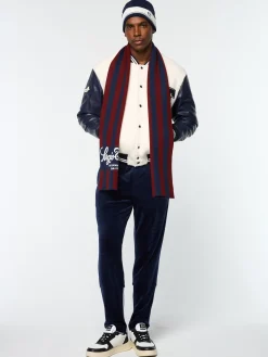 Sergio Tacchini Sellarz Knit Beanie- Maritime Blue/ Gardenia MARITIME BLUE/GARDENIA Fashion