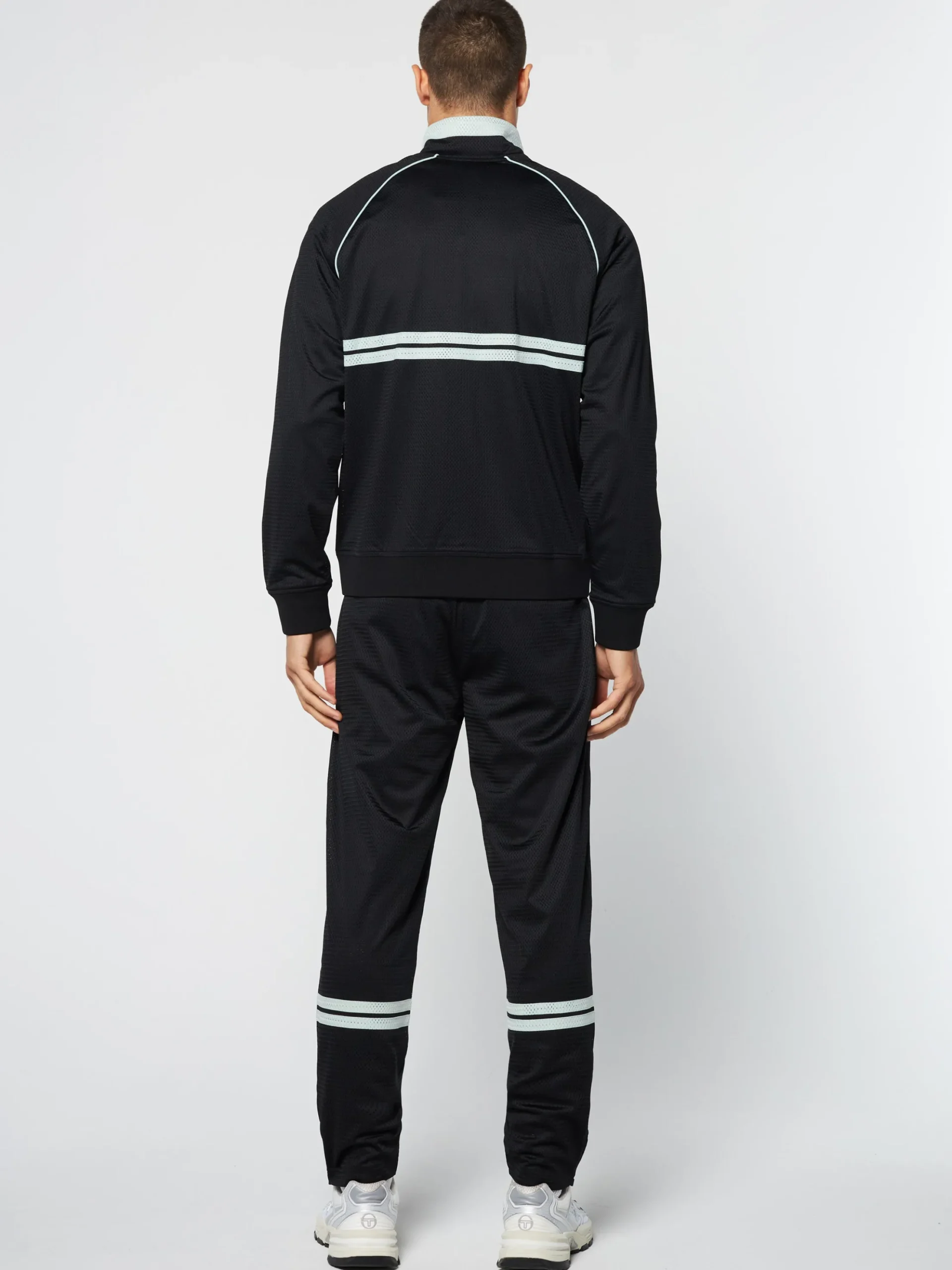 Sergio Tacchini Spazio Dallas Track Jacket- BLACK BEAUTY New