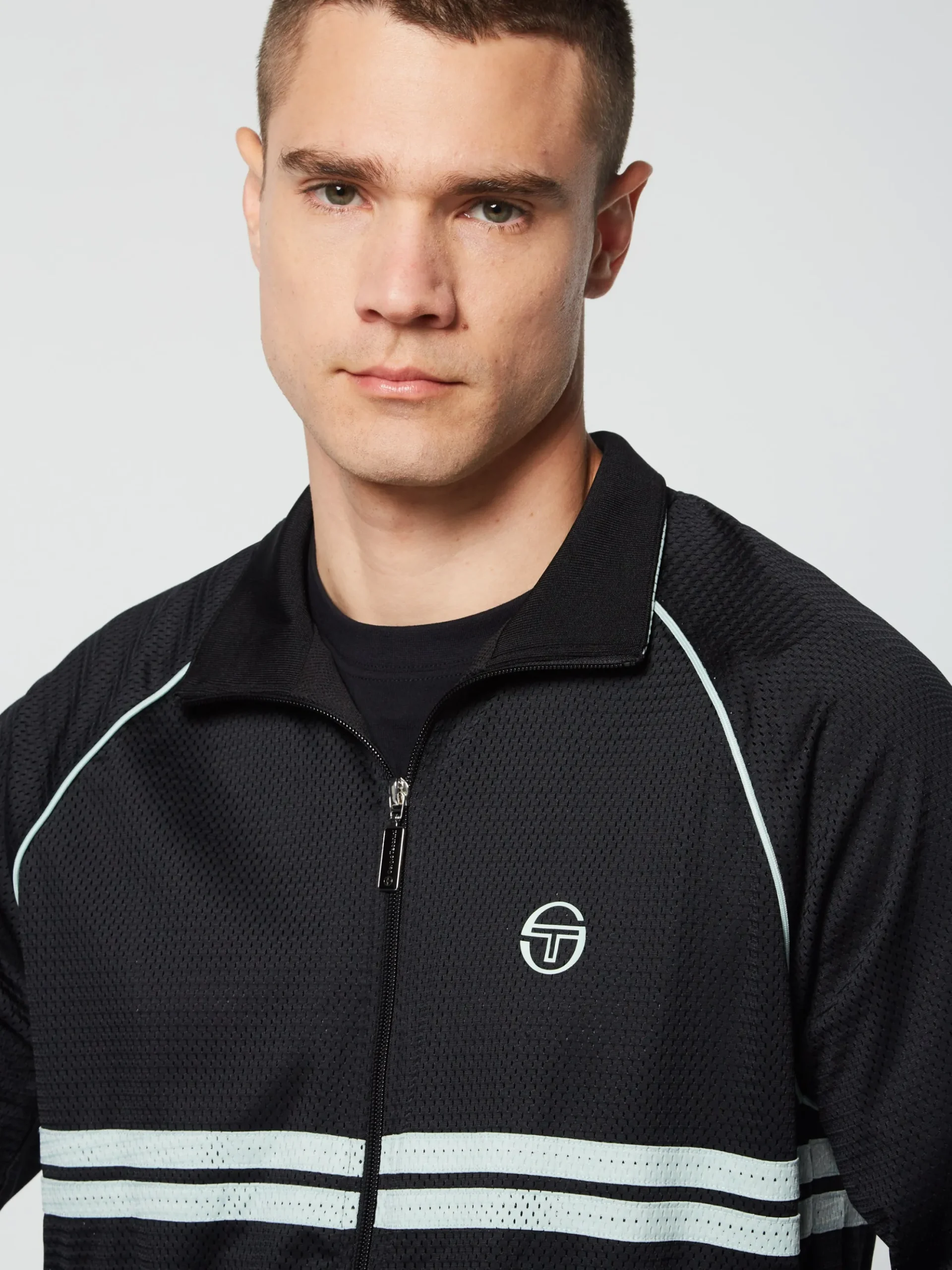 Sergio Tacchini Spazio Dallas Track Jacket- BLACK BEAUTY New