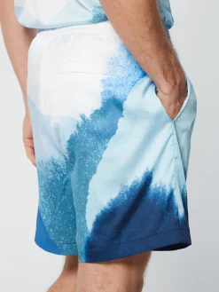 Sergio Tacchini Spiaggia Cabana Short- Maritime Blue/ Multi MARITIME BLUE MULTI Fashion