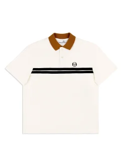 Sergio Tacchini Supermac Polo- Gardenia/ Meerkat GARDENIA/MEERKAT Clearance
