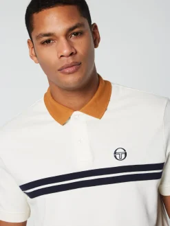 Sergio Tacchini Supermac Polo- Gardenia/ Meerkat GARDENIA/MEERKAT Clearance