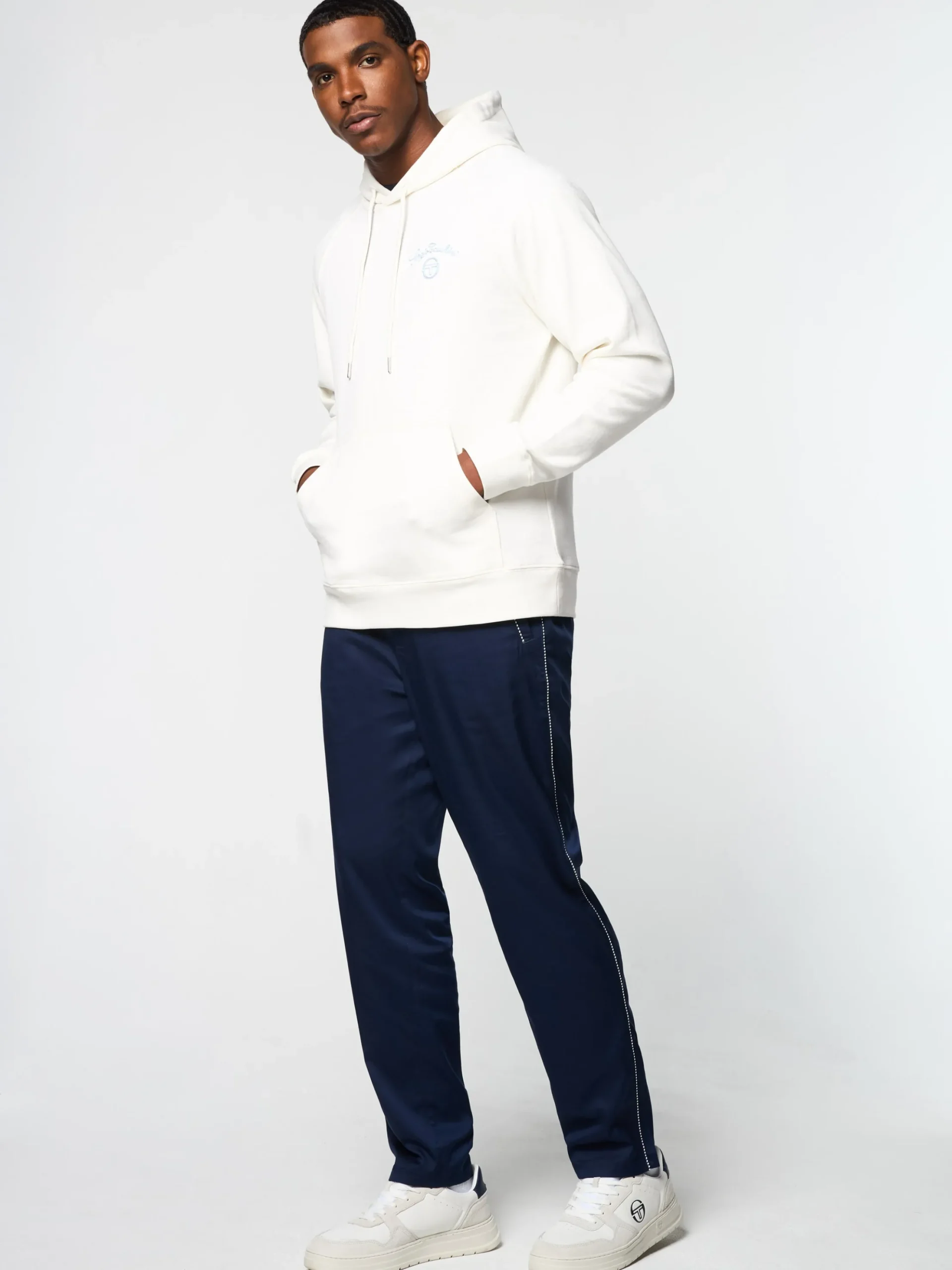 Sergio Tacchini Suveniri Hoodie- GARDENIA Discount