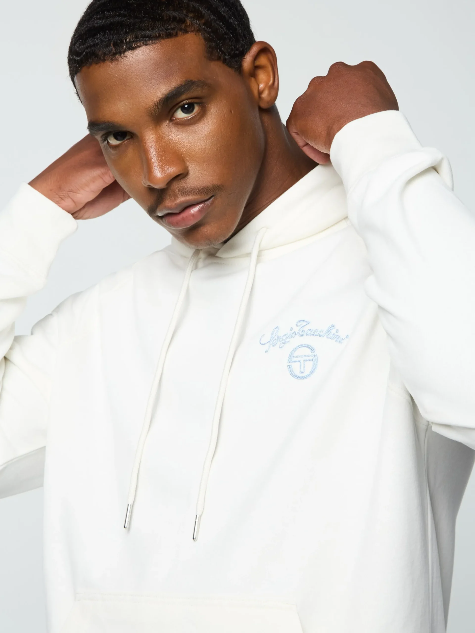 Sergio Tacchini Suveniri Hoodie- GARDENIA Discount